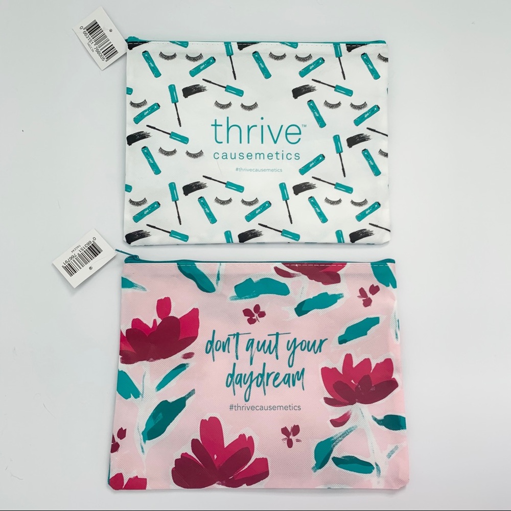 Set of 2 Thrive Cosmetic Bags 💄
